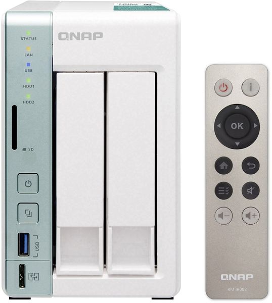 QNAP TS-251A-2G NAS-Server Gehäuse 2 Bay