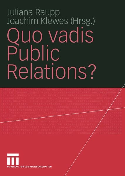 Produktbild: Quo vadis Public Relations?