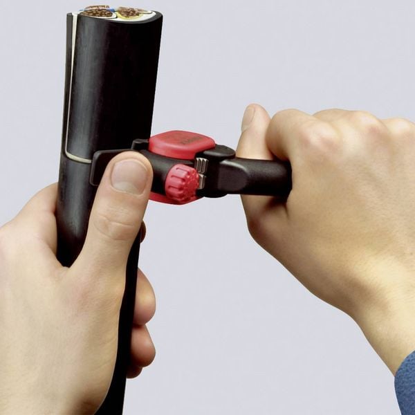 Produktbild: Knipex 16 40 150 Au&szlig;enmantelschneider Geeignet f&uuml;r Rundkabel 25 mm (min)