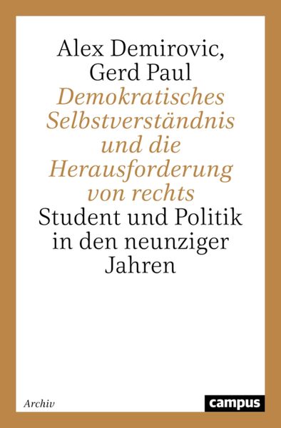Produktbild: Demokratisches Selbstverst&auml;ndnis und die Herausforderung von rechts