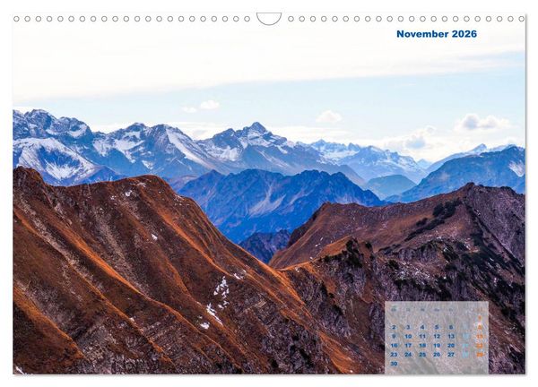 Produktbild: ALLG&Auml;U, im Wandel der Jahreszeiten. (Wandkalender 2026 DIN A3 quer), CALVENDO Monatskalender