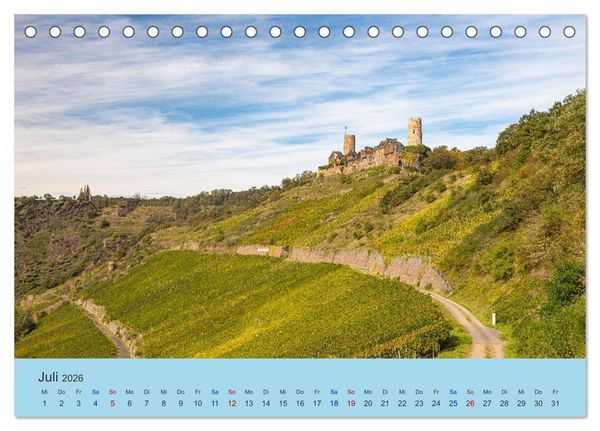 Produktbild: Moselansichten (Tischkalender 2026 DIN A5 quer), CALVENDO Monatskalender