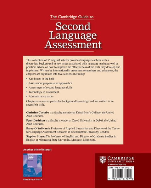 Produktbild: The Cambridge Guide to Second Language Assessment