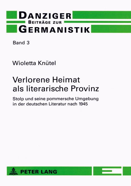 Produktbild: Verlorene Heimat als literarische Provinz