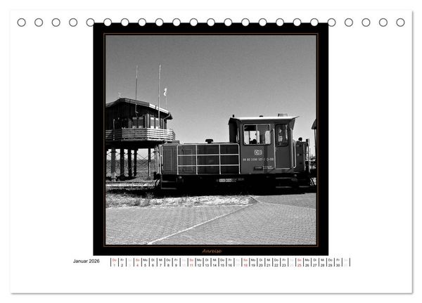 Produktbild: Wangerooge in Fine Art (Tischkalender 2026 DIN A5 quer), CALVENDO Monatskalender