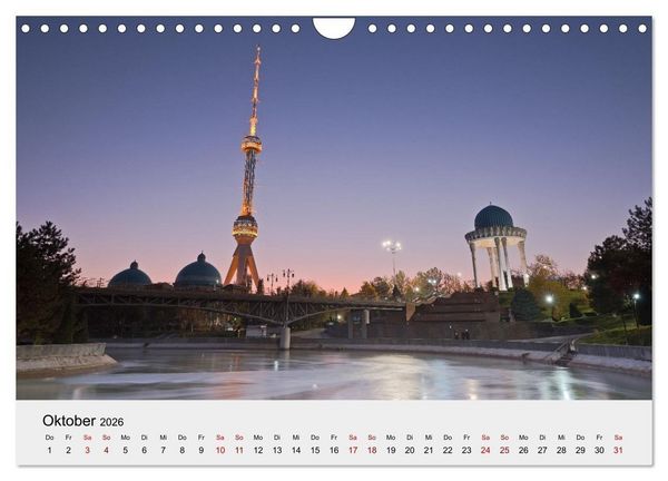 Produktbild: Usbekistan entlang der Seidenstra&szlig;e (Wandkalender 2026 DIN A4 quer), CALVENDO Monatskalender