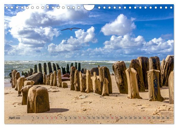 Produktbild: Naturlandschaft WATTENMEER (Wandkalender 2026 DIN A4 quer), CALVENDO Monatskalender