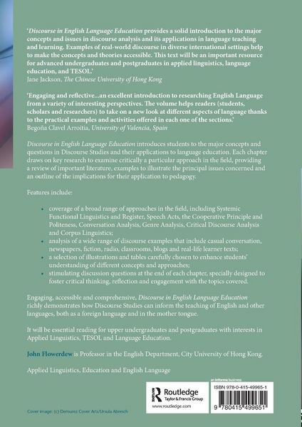 Produktbild: Discourse in English Language Education