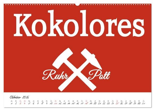 Produktbild: Ruhrpott Vokabeln (hochwertiger Premium Wandkalender 2026 DIN A2 quer), Kunstdruck in Hochglanz