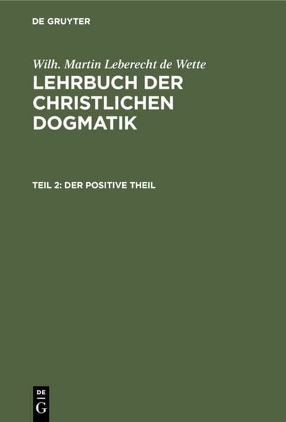 Produktbild: Der positive Theil