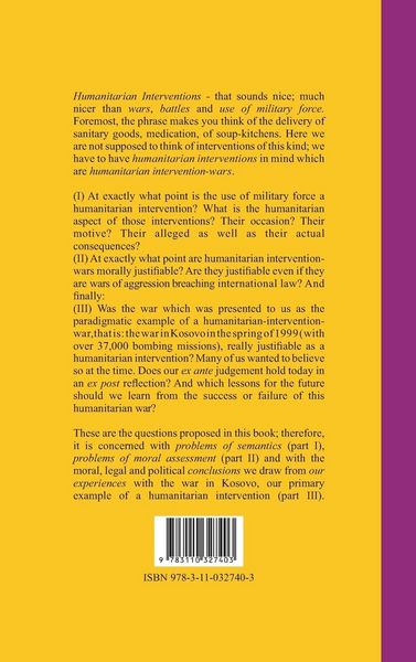 Produktbild: Ethics of Humanitarian Interventions