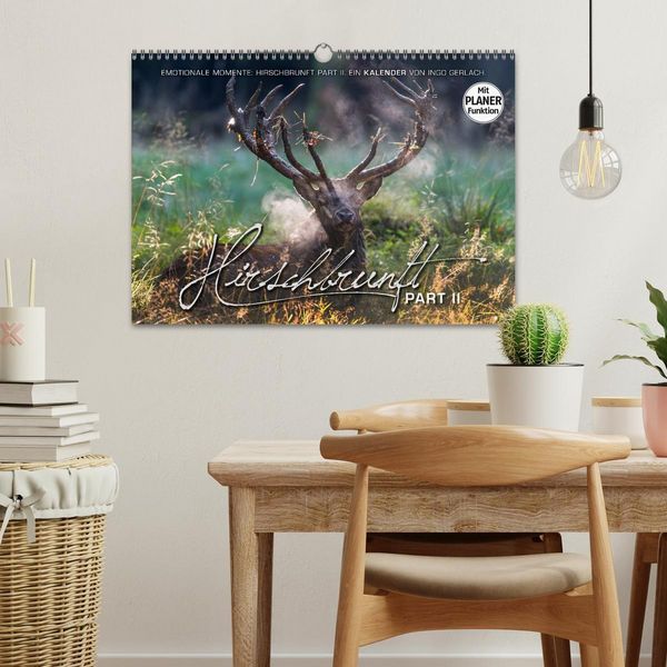 Produktbild: Emotionale Momente: Hirschbrunft. Part II. (Wandkalender 2026 DIN A3 quer), CALVENDO Monatskalender