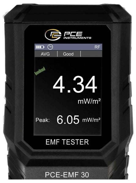 Produktbild: PCE Instruments EMF-Tester PCE-EMF 30 Magnetfeld bis 999,9 mG |Gro&szlig;e Bandbreite |1 MHz &hellip; 10GHz |5 Hz &hellip; 3500 MHz