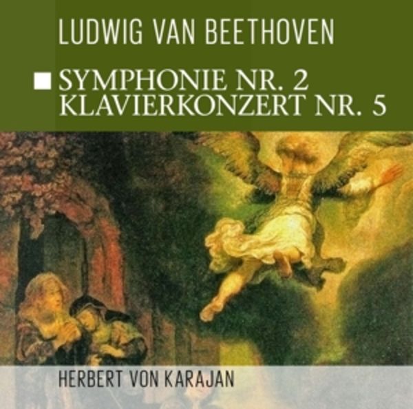 Sinfonie 2,Klavierkonzert 5 - Beethoven-Karajan, CD