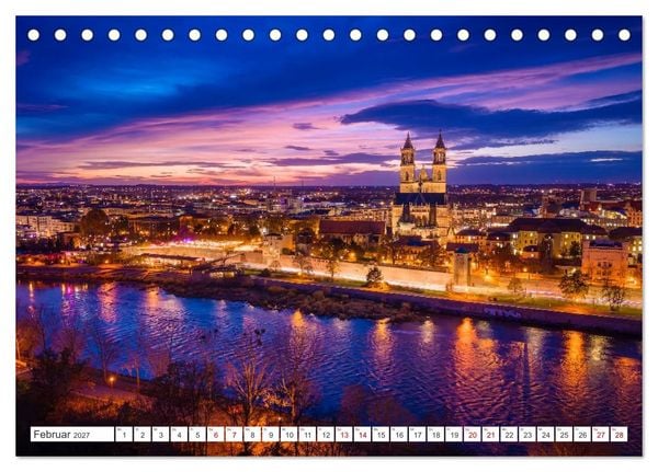 Produktbild: Domperspektiven: Magdeburger Dom - Neu gesehen 2027 (Tischkalender 2027 DIN A5 quer), CALVENDO Monatskalender
