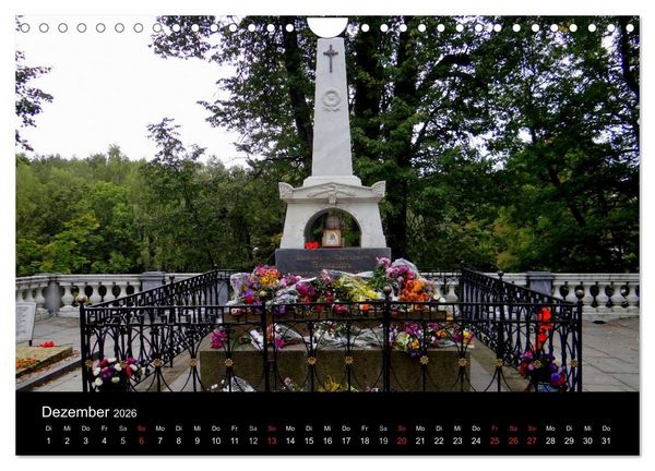 Produktbild: PUSCHKINS RUSSLAND (Wandkalender 2026 DIN A4 quer), CALVENDO Monatskalender