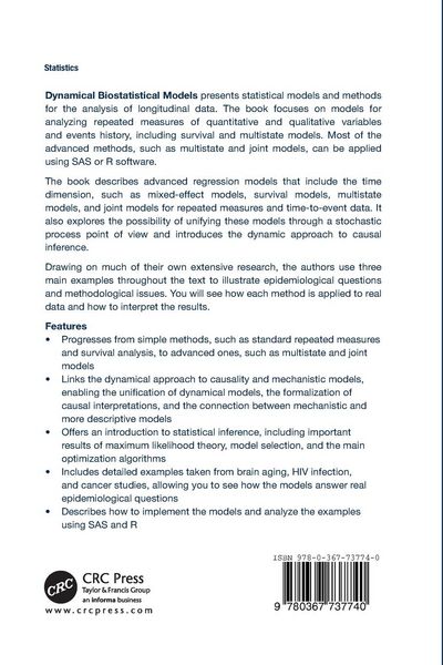 Produktbild: Dynamical Biostatistical Models