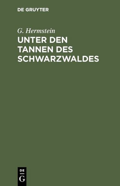 Produktbild: Unter den Tannen des Schwarzwaldes