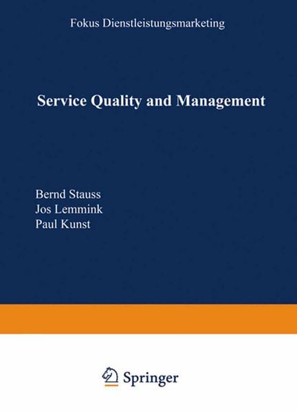 Produktbild: Service Quality and Management
