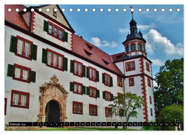 Produktbild: Burgen- und Schl&ouml;sserreise durch Deutschland (Tischkalender 2026 DIN A5 quer), CALVENDO Monatskalender