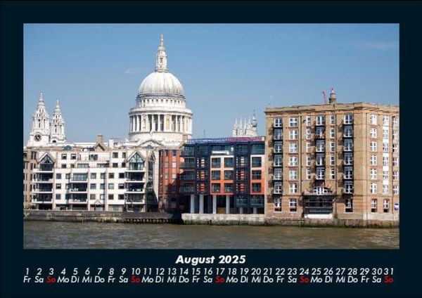 Produktbild: London 2025 Fotokalender DIN A5