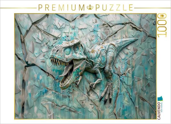 Produktbild: CALVENDO Puzzle T-Rex | 1000 Teile Lege-Gr&ouml;&szlig;e 64x48cm Foto-Puzzle f&uuml;r gl&uuml;ckliche Stunden