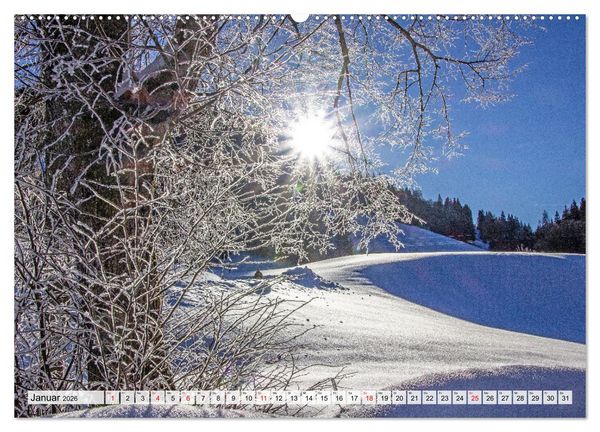 Produktbild: Gr&uuml;&szlig;e aus Unken (Wandkalender 2026 DIN A2 quer), CALVENDO Monatskalender