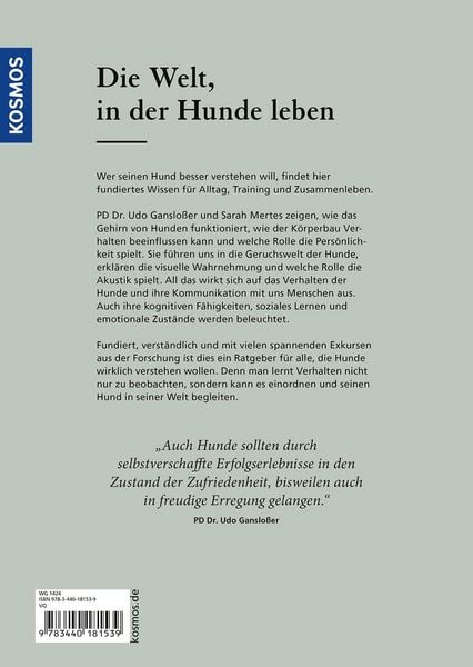 Produktbild: Umwelt und Innenwelt der Hunde