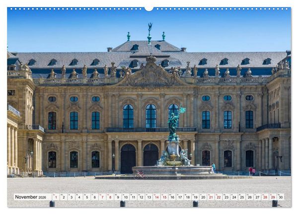 Produktbild: W&Uuml;RZBURG Historisches Stadtherz (Wandkalender 2026 DIN A2 quer), CALVENDO Monatskalender