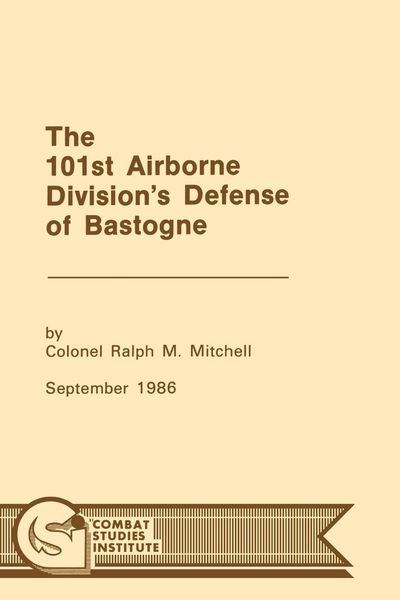 Produktbild: The 101st Airborne Division's Defense at Bastogne