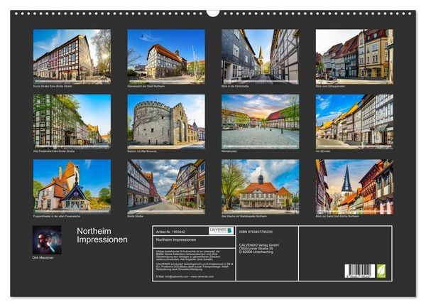Produktbild: Northeim Impressionen (Wandkalender 2026 DIN A2 quer), CALVENDO Monatskalender