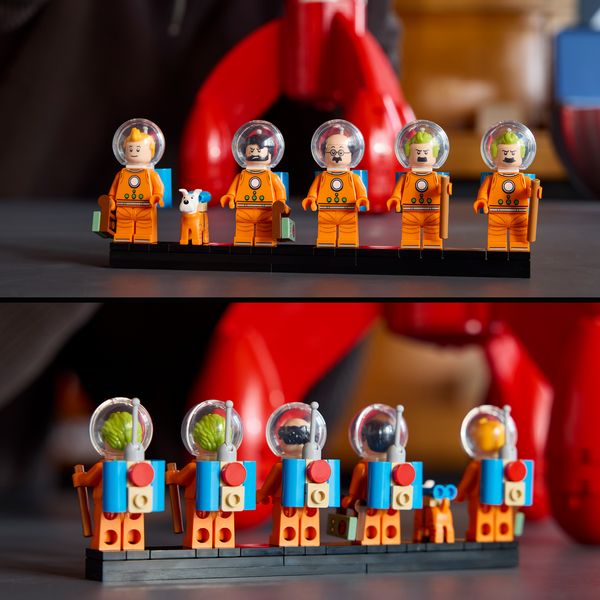 Produktbild: LEGO Ideas 21367 Die Mondrakete von Tintin, Modellbau f&uuml;r Erwachsene