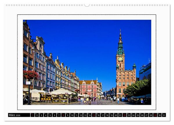 Produktbild: Danzig Gdansk (hochwertiger Premium Wandkalender 2026 DIN A2 quer), Kunstdruck in Hochglanz