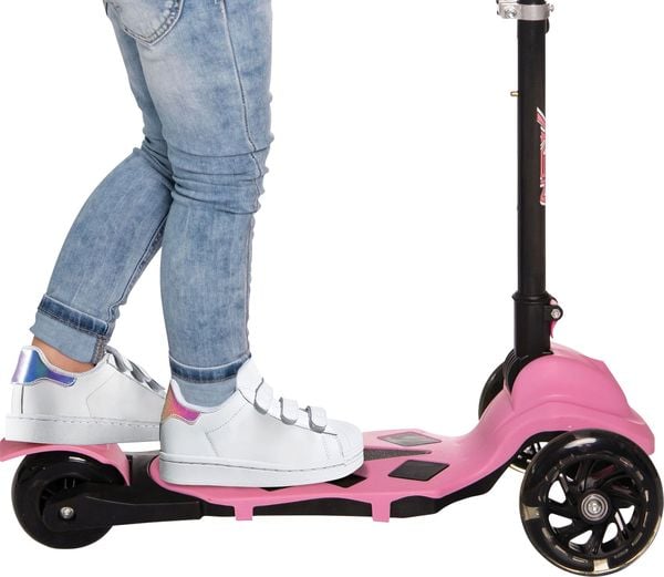 New Sports 3-Wheel Scooter Rosa, 120 mm, ABEC 7