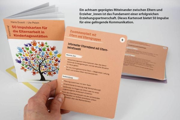 Produktbild: 50 Impulskarten f&uuml;r die Elternarbeit in Kindertagesst&auml;tten