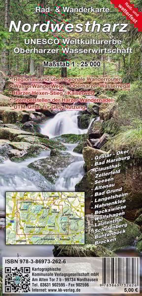Nordwestharz - Weltkulturerbe Oberharzer Wasserwirtschaft, Sonstige von , Kkv, 978-3-86973-262-6