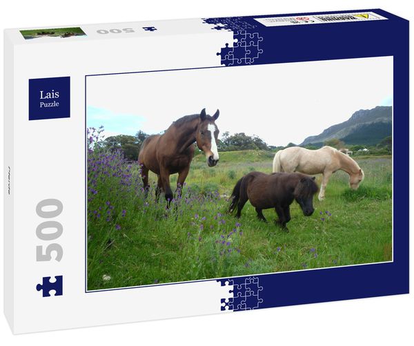 Produktbild: Lais Puzzle Pferde 500 Teile