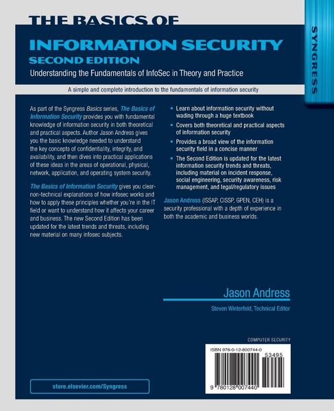 Produktbild: The Basics of Information Security