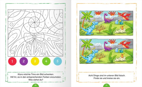 Mein cleveres Vorschulbuch - Logisches Denken und Konzentration