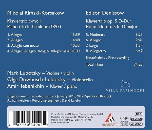 Produktbild: Klaviertrios