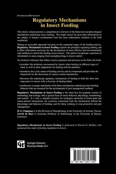 Produktbild: Regulatory Mechanisms in Insect Feeding