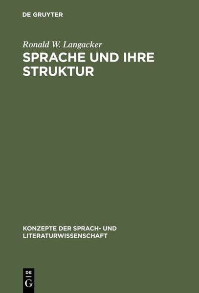 Produktbild: Sprache und ihre Struktur