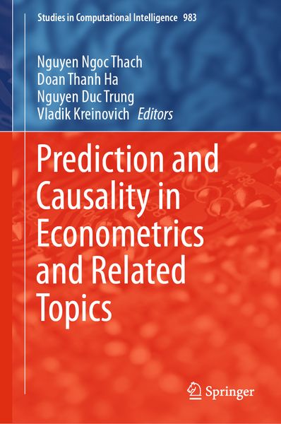 Produktbild: Prediction and Causality in Econometrics and Related Topics