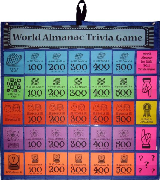 Produktbild: The World Almanac for Kids 2012 Trivia Game