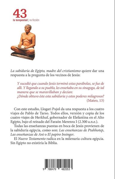 Produktbild: La sabidur&iacute;a de Egipto, madre del cristianismo