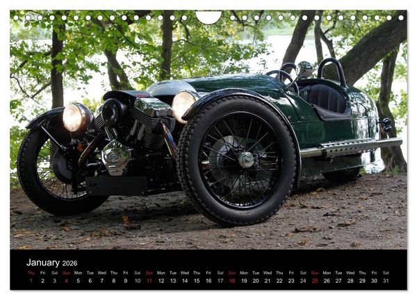 Produktbild: Morgan, the last real sports car (Wall Calendar 2026 DIN A4 landscape), CALVENDO 12 Month Wall Calendar