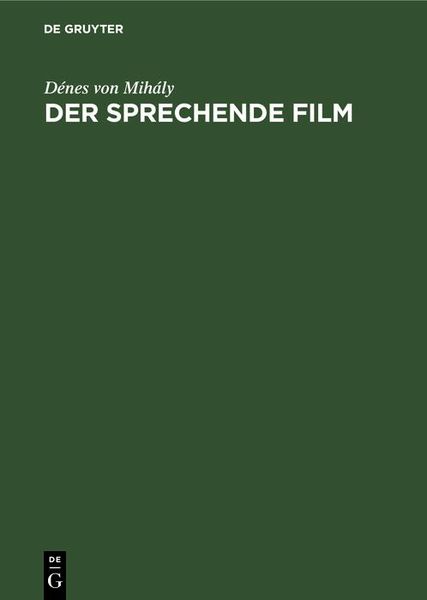 Produktbild: Der sprechende Film
