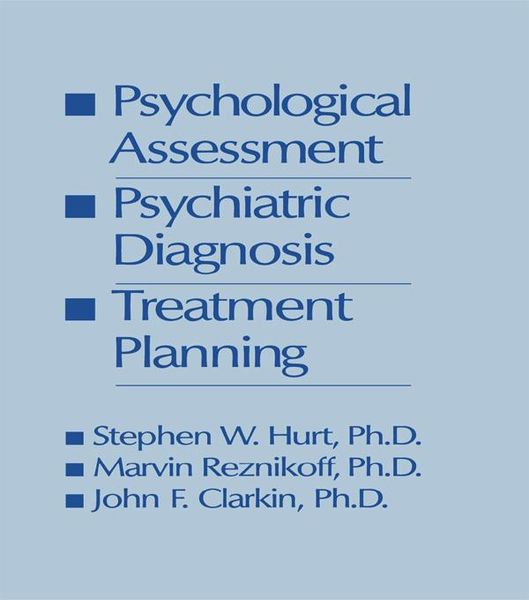 Produktbild: Psychological Assessment, Psychiatric Diagnosis, And Treatment Planning