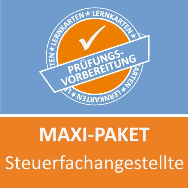 Maxi-Paket Lernkarten Steuerfachangestellter Prüfung, Set von Jennifer Christiansen, Princoso, 978-3-96159-190-9