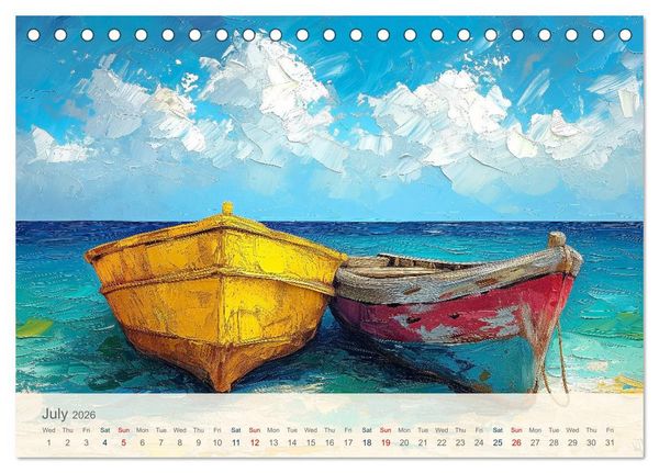 Produktbild: Impressions of landscape (Desk Calendar 2026 DIN A5 landscape), CALVENDO 12 Month DeskCalendar